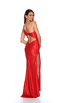 Dave and Johnny 11213 One Shoulder Ayesmatrick Neck Dress