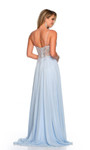 Dave & Johnny 11516 Sheer Illusion Embellished Bodice Dress