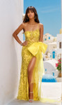 Dave and Johnny 11527 Sequin One Shoulder Sleeveless Dress