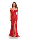 Dave & Johnny 11536 Sweetheart Neckline Off Shoulder Dress