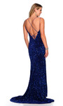 Dave and Johnny 11547 Sequin Low V-neckline Sleeveless Dress