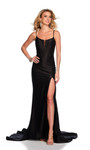 Dave & Johnny 11553 Scoop Neck Sleeveless Fitted Long Dress