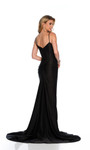 Dave & Johnny 11553 Scoop Neck Sleeveless Fitted Long Dress