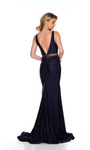 Dave and Johnny 11666 Cut Out Illusion Asymmetric Long Dress