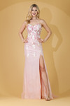 Amelia Couture BZ9019 Strapless Sweetheart Neck Long Dress
