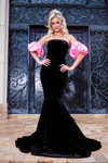 Portia and Scarlett PS24084 Velvet Strapless Fitted Dress