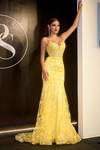 Portia and Scarlett PS24504X Beaded Lace V-Neck Long Dress