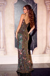 Portia and Scarlett PS24816X Beaded Sequins V Neck Dress