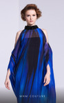 MNM Couture NA0101 High Neckline Floor Length Dress
