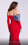 MNM Couture N0561 Off Shoulder Long Sleeves Dress