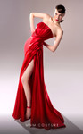 MNM Couture G1610 Strapless Straight Neckline Dress