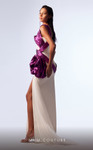 MNM Couture G1741 Straight Neckline One Should Long Dress