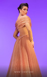 MNM Couture F02800 V-neckline Long Sleeves Fitted Dress