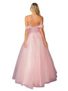 Dancing Queen 4429 Lace Embroidery Off-Shoulder Ballgown