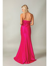 Dancing Queen 4411 Satin Ruched Waist Strapless Mermaid Gown