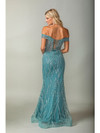 Dancing Queen 4370 Embellished Off-Shoulder Sleeves Gown