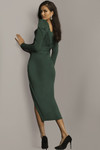 Jovani 09402 Jersey Ruched Bodice Long Sleeves Short Dress