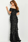 Jovani 23890 Brocade Off Shoulder Strapless Sheath Dress