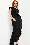 Jovani 26160 One Shoulder Asymmetric Neck Formal Gown