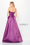 Ivonne D by Mon Cheri ID6201 Mikado Stone Accents Ball Gown