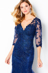 Cameron Blake by Mon Cheri 220644 Embroidered Tulle Dress
