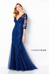 Cameron Blake by Mon Cheri 220644 Embroidered Tulle Dress