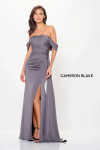 Cameron Blake by Mon Cheri CB3241 Crepe Off-Shoulder Dress