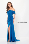 Cameron Blake by Mon Cheri CB3241 Crepe Off-Shoulder Dress