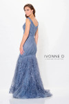Ivonne D by Mon Cheri ID6213 Feathers Off-Shoulder Dress