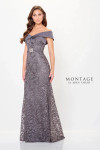 Montage by Mon Cheri M911 Allover Lace Off-Shoulder Dress