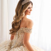 Princesa by Ariana Vara PR30177 Lace Off-Shoulder Ball Gown
