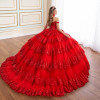 Princesa by Ariana Vara PR30181 Tulle Off-Shoulder Ball Gown