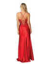 Dancing Queen 4439 Beaded Spaghetti Strap Sleeveless Gown