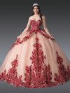 Dancing Queen 1928 Sweetheart Neckline Strapless Ball Gown