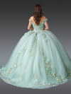 Dancing Queen 1918 Glittering Accents Off-Shoulder Ball Gown