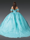 Dancing Queen 1903 Embellished Off-Shoulder Sleeve Long Gown