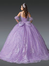 Dancing Queen 1907 Crystal Embellished Cap Sleeve Ballgown