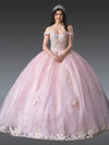 Dancing Queen 1906 Floral Embellished Off-Shoulder Long Gown