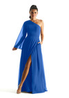 Morilee Bridesmaid 21854 Chiffon One Long Sleeves Dress