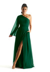 Morilee Bridesmaid 21854 Chiffon One Long Sleeves Dress