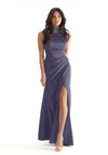 Morilee Bridesmaid 31224 Luxe Satin Halter Neck Dress