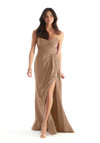 Morilee Bridesmaid 31233 Luxe Satin Strapless V-Neck Dress