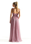 Morilee Bridesmaid 21852 Pleated Shimmer Straight Neck Dress