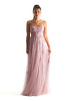 Morilee Bridesmaid 21843 Net Scoop Neck Sleeveless Dress