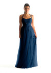 Morilee Bridesmaid 21843 Net Scoop Neck Sleeveless Dress