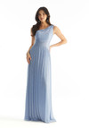 Morilee Bridesmaid 31240 Pleated Shimmer Sleeveless Dress
