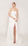 Alyce Paris 7093 Perfect Satin Strapless Straight Long Dress