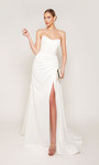 Alyce Paris 7093 Perfect Satin Strapless Straight Long Dress