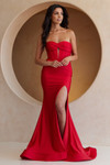 Amelia Couture AG0113 Stretch Jersey Strapless Corset Dress