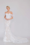 Amelia Couture WL0100 Lace Applique Strapless Wedding Dress